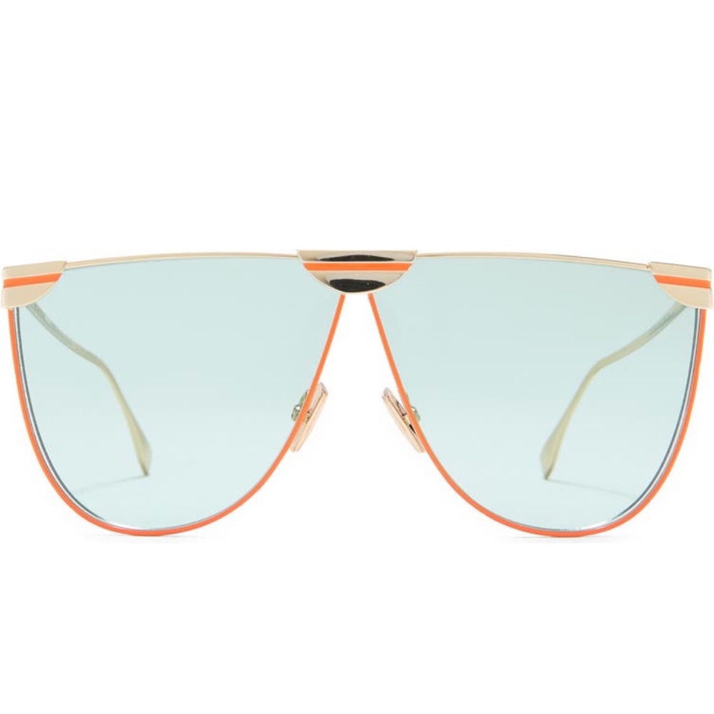 Fendi 69mm Aviator Sunglasses - Picture 3 of 12